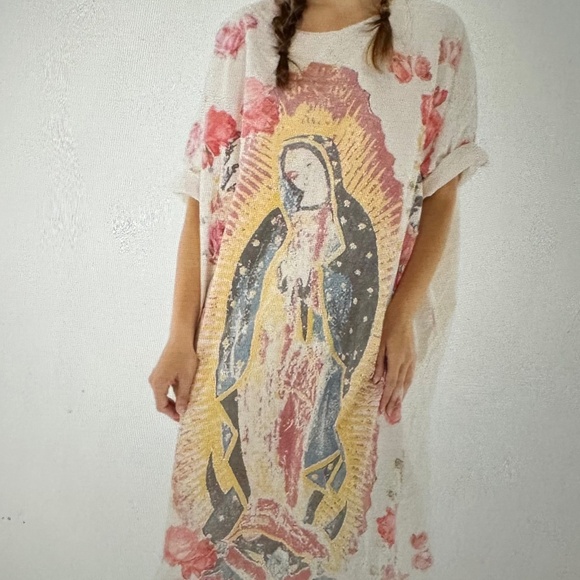 Magnolia Pearl Amor Artist Smock Dress. O/S - Picture 2 of 8